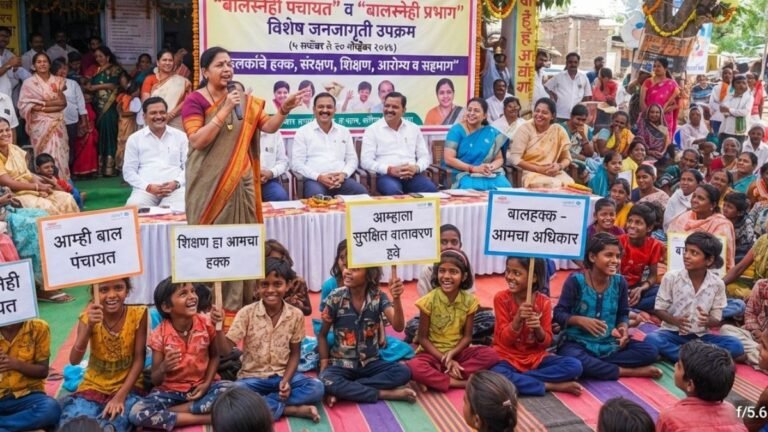 ‘बालस्नेही पंचायत’ व ‘बालस्नेही प्रभाग’ उपक्रमातून बालहक्कांबाबत जनजागृती