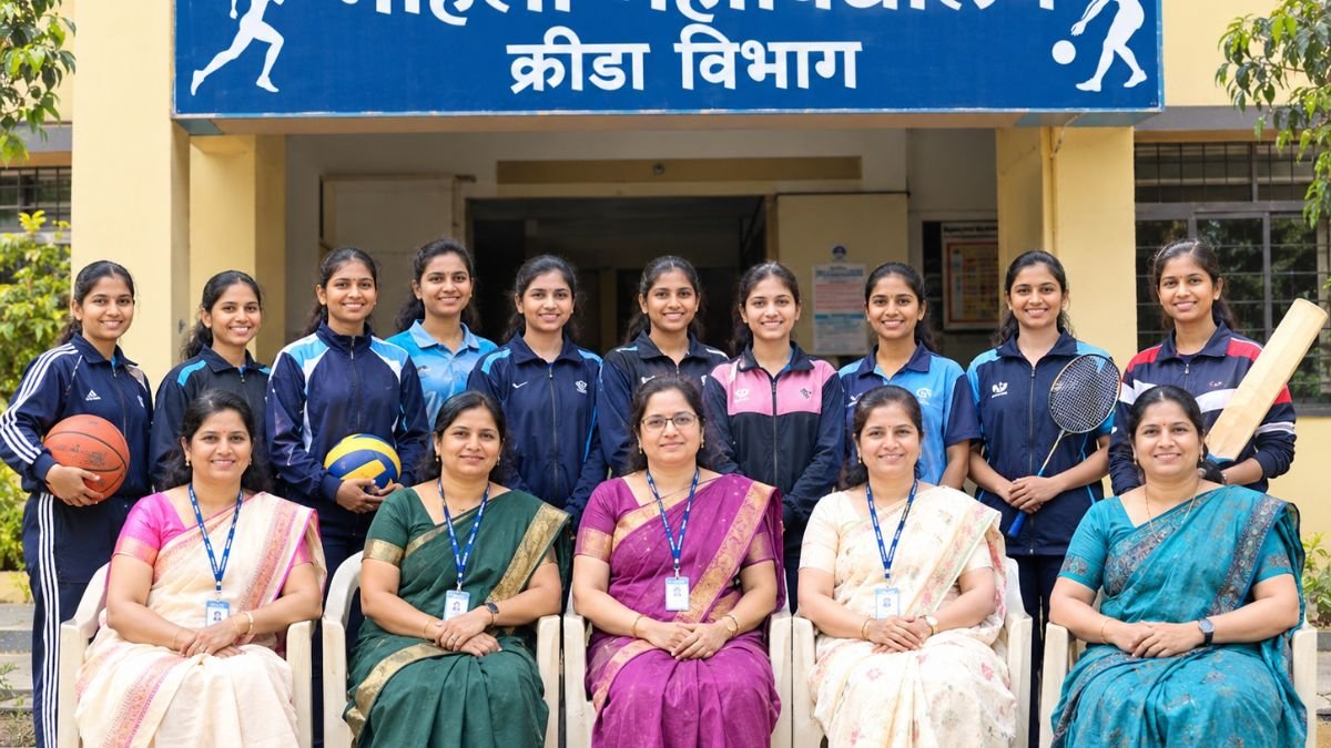 राष्ट्रीय क्रीडा दिनाचे औचित्य: महिला महाविद्यालयात क्रीडा विभागाचे दिमाखात उद्घाटन!