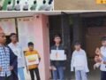 खडकी येथे शाळेत सेवा संकल्प अभियानांतर्गत विद्यार्थ्यांच्या सर्वांगीण विकासासाठी व विद्यार्थ्यांच्या कला गुणांना वाव मिळावे या अनुषंगाने आधुनिक भारताचा विकास या विषयावर आधारित शाळेत