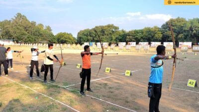 Dhongsagali-Eklavya-School-Archery-Participation