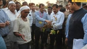 central-team-inspects-drought-situation-in-solapur-district
