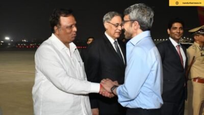 UAE Deputy Prime Minister Sheikh Abdullah bin Zayed Al Nahyan has departed from Mumbai Airport.
