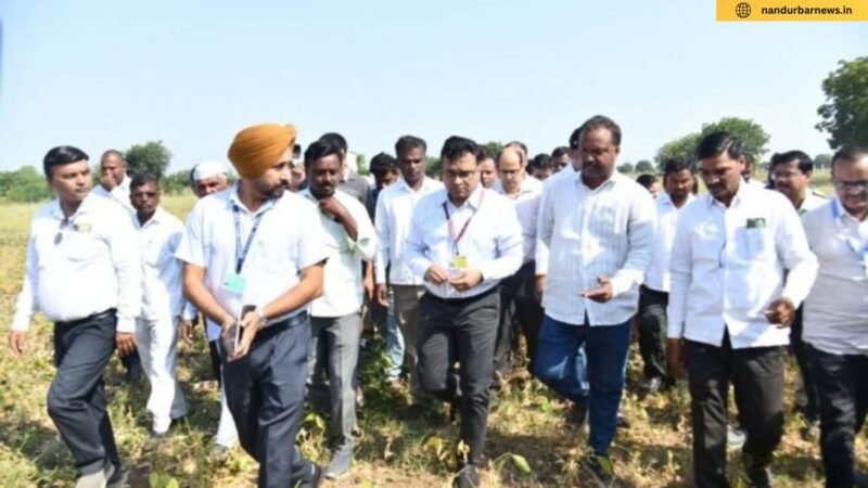 central-team-inspects-drought-situation-demni-shivar