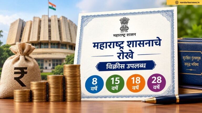महाराष्ट्र शासनाचे ८, १५, १८, २८ वर्षे मुदतीचे रोखे विक्रीस